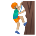 Man Climbing: Medium-Light Skin Tone