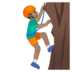 Man Climbing: Medium Skin Tone