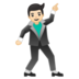 Man Dancing: Light Skin Tone