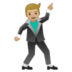 Man Dancing: Medium-Light Skin Tone