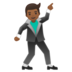 Man Dancing: Medium-Dark Skin Tone