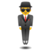 Person in Suit Levitating