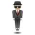 Person in Suit Levitating: Medium-Light Skin Tone