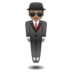 Person in Suit Levitating: Medium Skin Tone