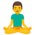 Man in Lotus Position