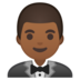 Person in Tuxedo: Medium-Dark Skin Tone