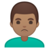 Man Pouting: Medium Skin Tone