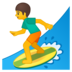 Man Surfing