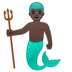 Merman: Dark Skin Tone