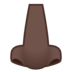 Nose: Dark Skin Tone
