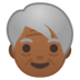 Older Person: Medium-Dark Skin Tone