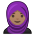 Woman with Headscarf: Medium Skin Tone