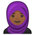 Woman with Headscarf: Medium-Dark Skin Tone