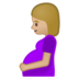 Pregnant Woman: Medium-Light Skin Tone