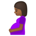 Pregnant Woman: Medium-Dark Skin Tone