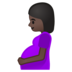 Pregnant Woman: Dark Skin Tone