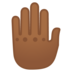 Raised Back of Hand: Medium-Dark Skin Tone