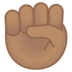 Raised Fist: Medium Skin Tone
