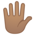 Hand with Fingers Splayed: Medium Skin Tone