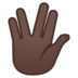 Vulcan Salute: Dark Skin Tone