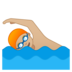 Person Swimming: Medium-Light Skin Tone