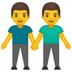 Men Holding Hands