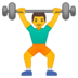 Person Lifting Weights