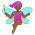 Woman Fairy: Medium-Dark Skin Tone