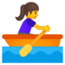 Woman Rowing Boat