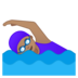 Woman Swimming: Medium Skin Tone