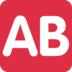 AB Button (Blood Type)