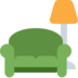 Couch and Lamp
