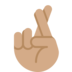 Crossed Fingers: Medium Skin Tone