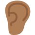Ear: Medium-Dark Skin Tone