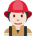 Firefighter: Light Skin Tone