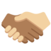 Handshake: Medium-Dark Skin Tone, Medium-Light Skin Tone
