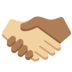 Handshake: Medium-Light Skin Tone, Medium-Dark Skin Tone