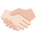 Handshake: Light Skin Tone
