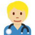 Health Worker: Medium-Light Skin Tone