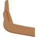 Leftwards Pushing Hand: Medium-Dark Skin Tone
