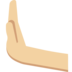 Leftwards Pushing Hand: Medium-Light Skin Tone