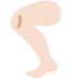 Leg: Light Skin Tone