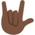 Love-You Gesture: Dark Skin Tone