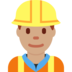Man Construction Worker: Medium Skin Tone