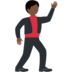 Man Dancing: Dark Skin Tone