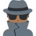 Man Detective: Medium-Dark Skin Tone
