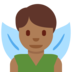 Man Fairy: Medium-Dark Skin Tone