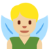 Man Fairy: Medium-Light Skin Tone