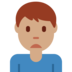 Man Frowning: Medium Skin Tone