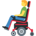 Man in Motorized Wheelchair